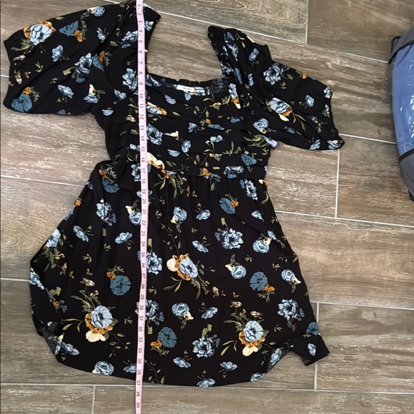 Maurices Black Sheath Dress with Puff Sleeves and Square Neck - Picture 9 of 11